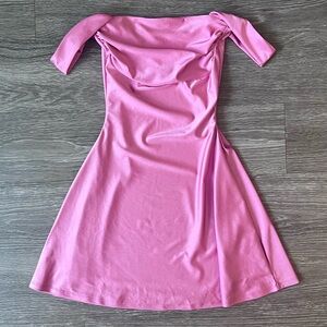 NWOT Pink Off-Shoulder Dress